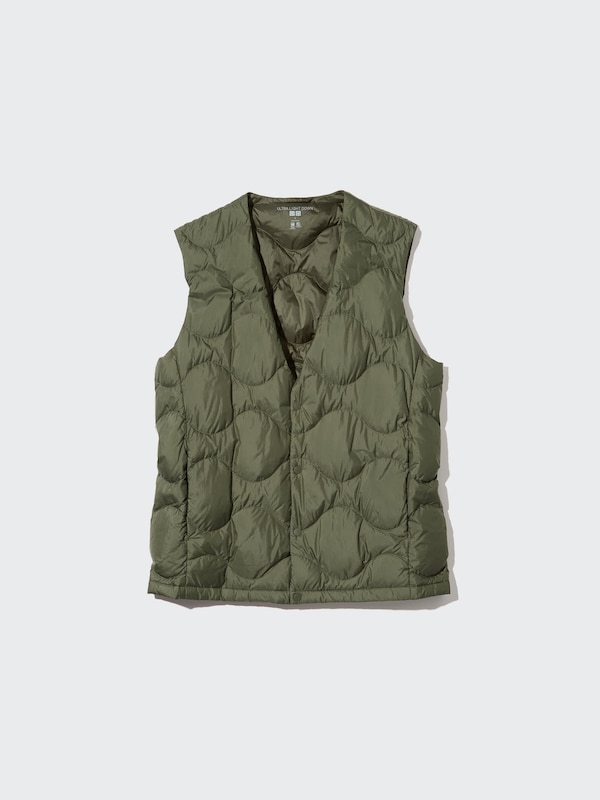 Ultra Light Down Wave Quilt Compact Vest