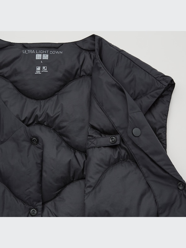 Ultra Light Down Wave Quilt Compact Vest