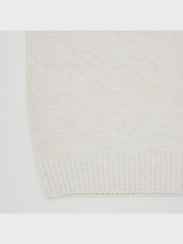 3D Souffle Yarn Crew Neck Long-Sleeve Sweater