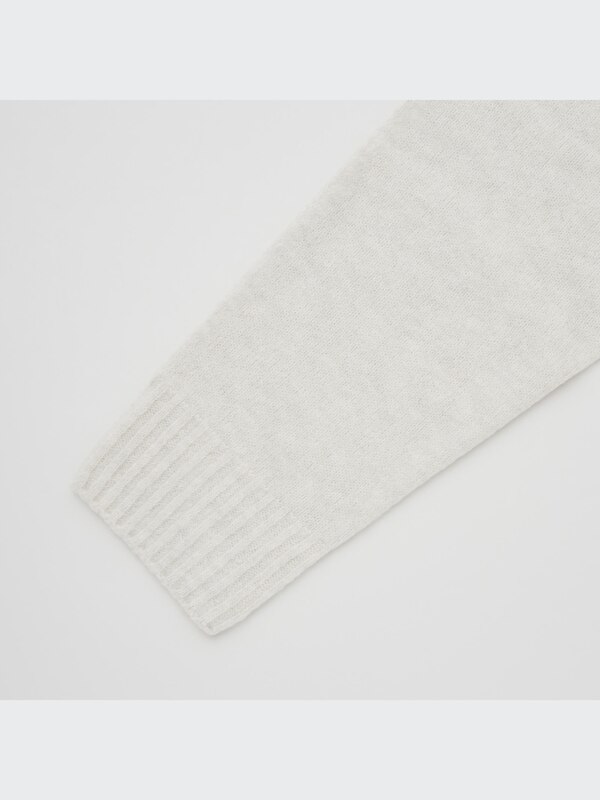 3D Souffle Yarn Crew Neck Long-Sleeve Sweater