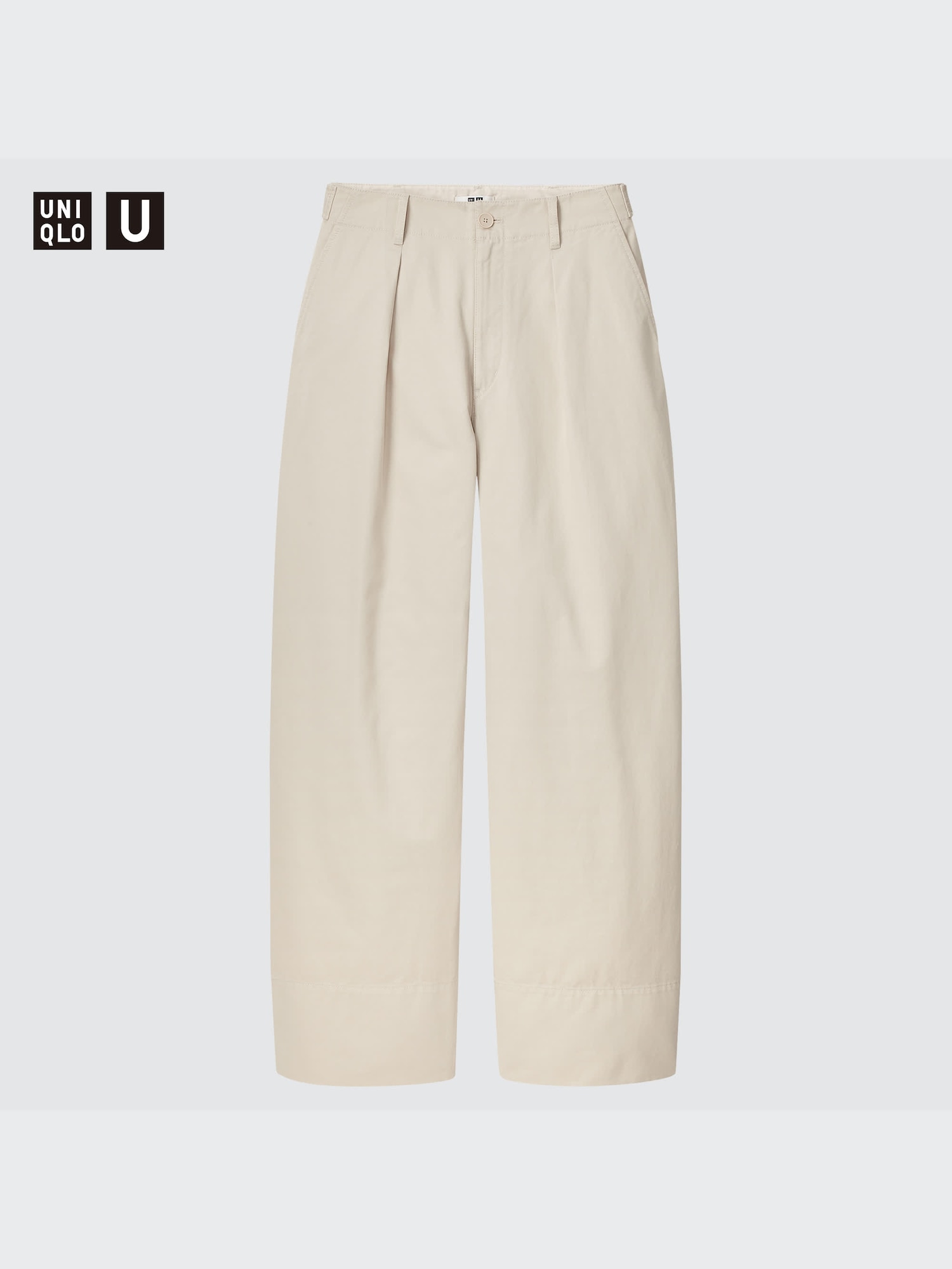 WOMEN'S UNIQLO U COTTON TWILL PANTS | UNIQLO CA