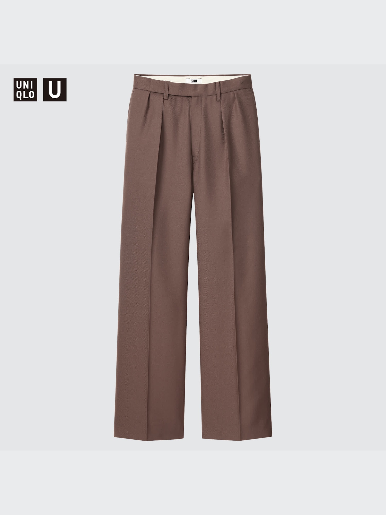 U Wool-Blend Pleated Pants | UNIQLO US