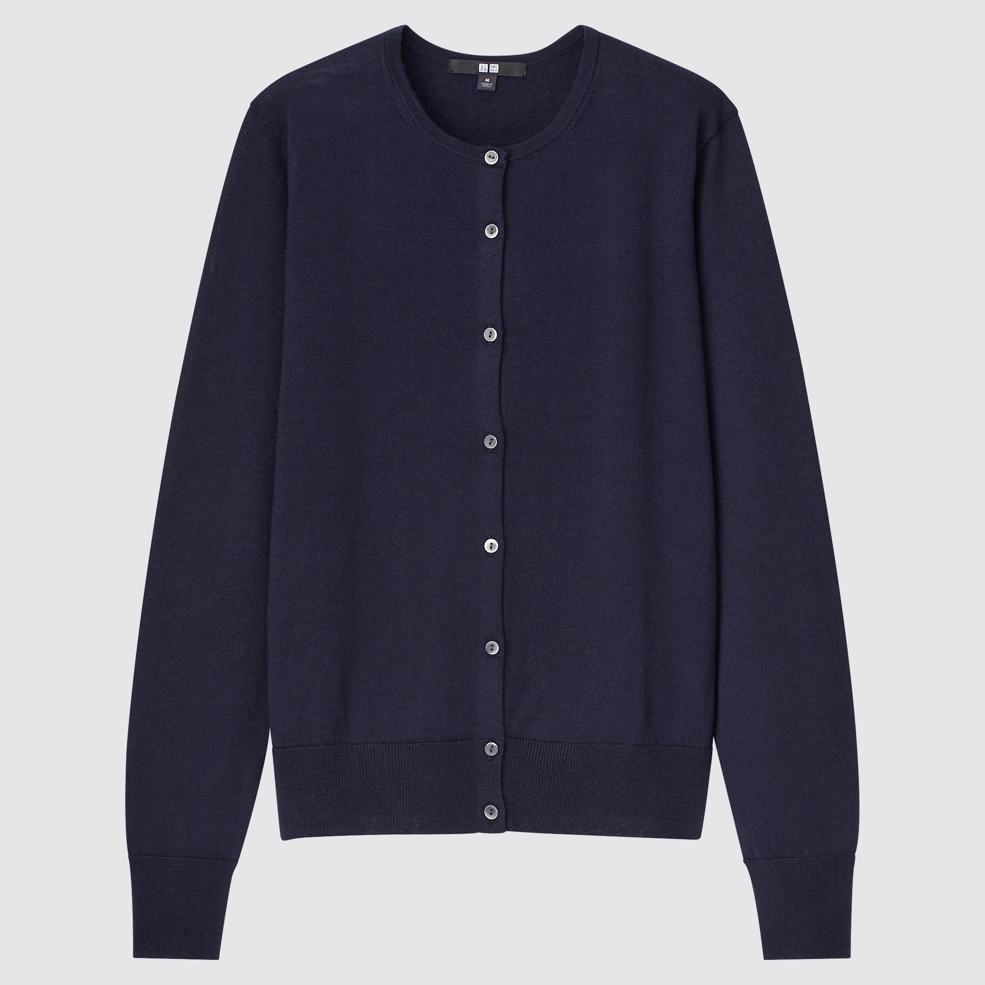 UNIQLO Extra Fine Merino Crew Neck Cardigan | StyleHint