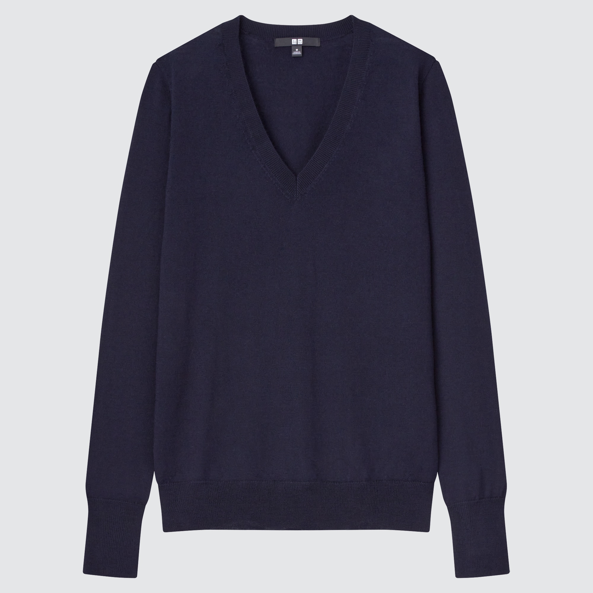 UNIQLO Extra Fine Merino V-Neck Long-Sleeve Sweater | StyleHint