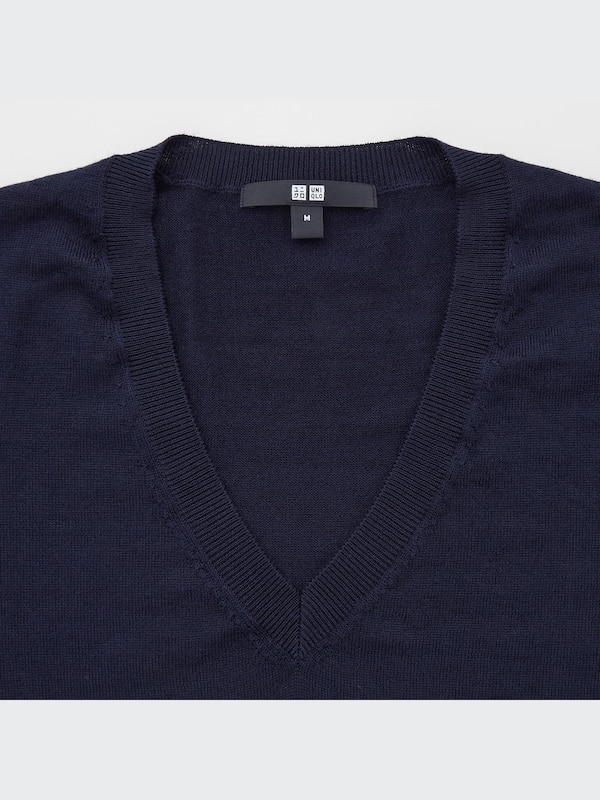Extra Fine Merino V-Neck Sweater