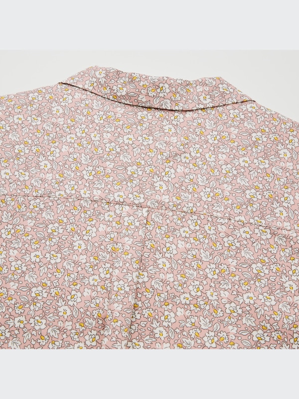 Joy of Print Rayon Satin Short-Sleeve Pajamas