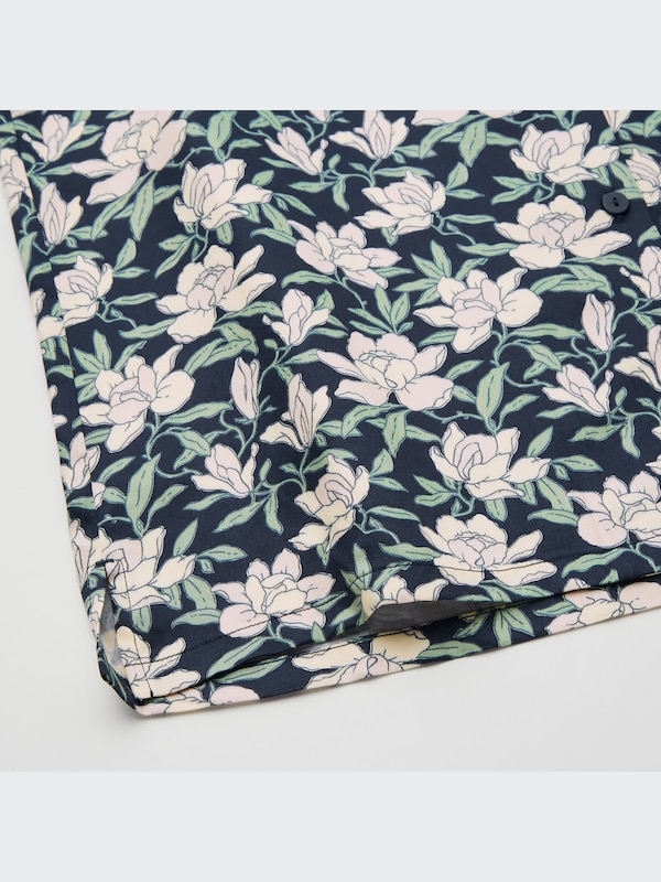 Joy of Print Rayon Satin Short-Sleeve Pajamas