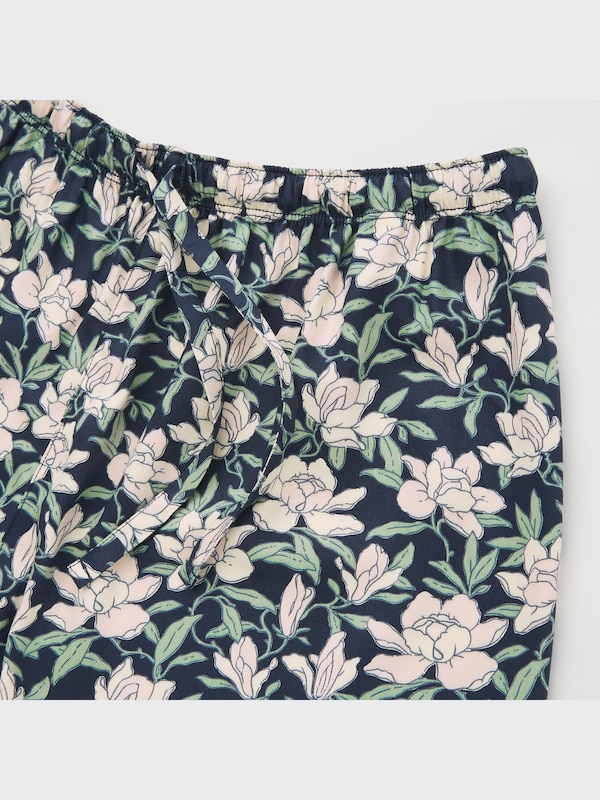 Joy of Print Rayon Satin Short-Sleeve Pajamas