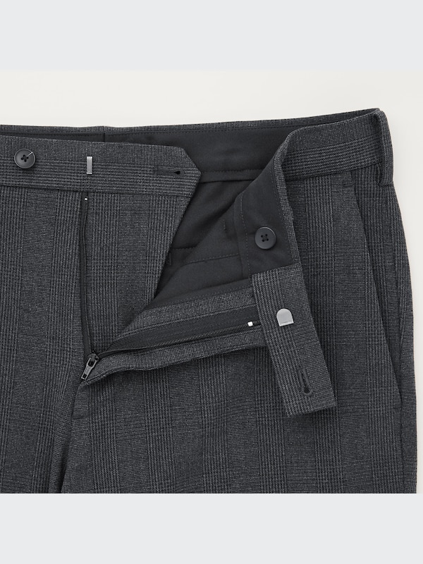 HEATTECH Smart 2-Way Stretch Glen-Checked Pants