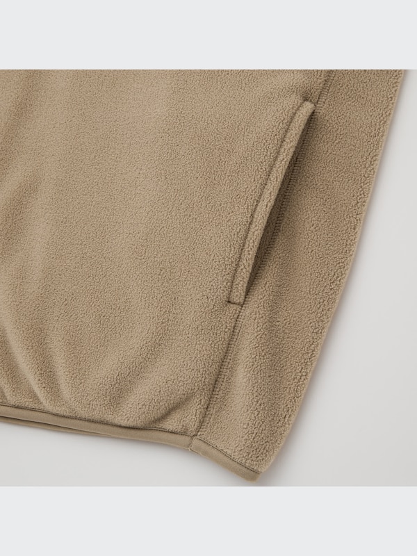 Fleece Color Block Long-Sleeve Half-Zip Pullover