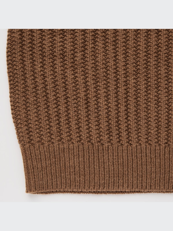 U Low Gauge Mock Neck Long-Sleeve Sweater