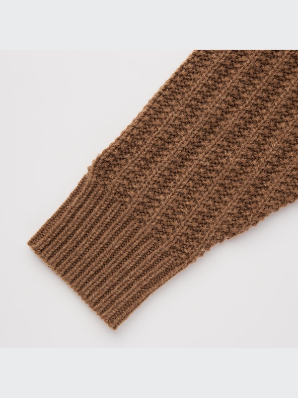 U Low Gauge Mock Neck Long-Sleeve Sweater
