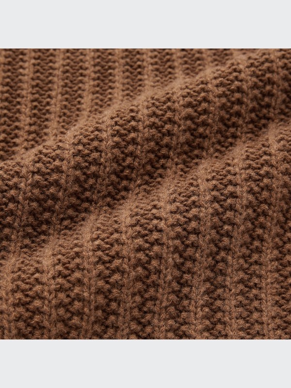 U Low Gauge Mock Neck Long-Sleeve Sweater
