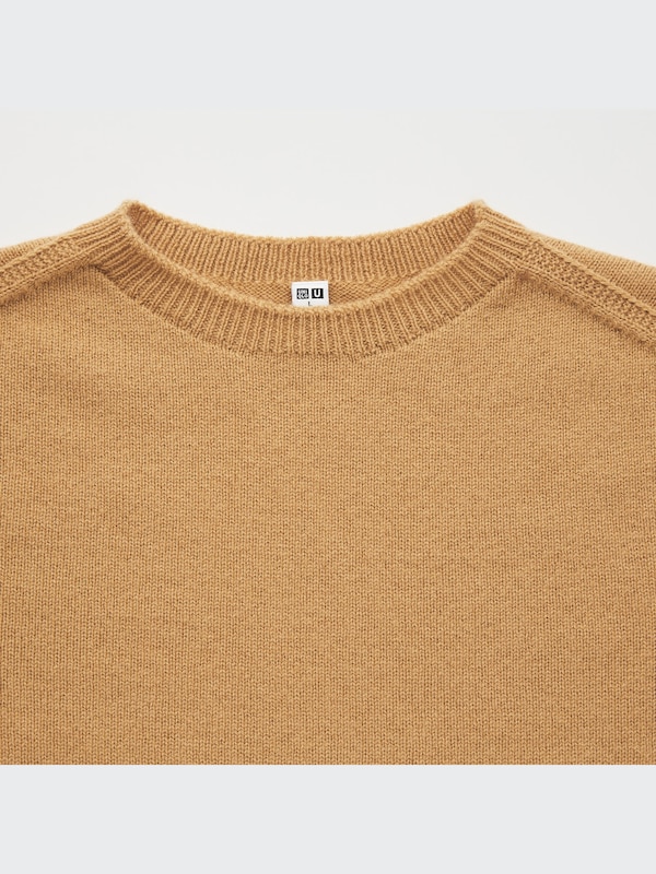 U 3D Extra Fine Merino Crew Neck Long-Sleeve Sweater