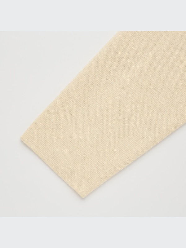 U Merino-Blend Mock Neck Long-Sleeve Sweater