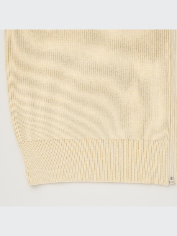 U Merino-Blend Full-Zip Long-Sleeve Sweater