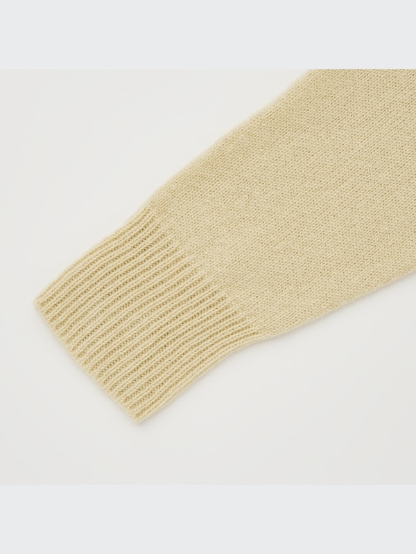 U 3D Knit Merino Crew Neck Long-Sleeve Dress