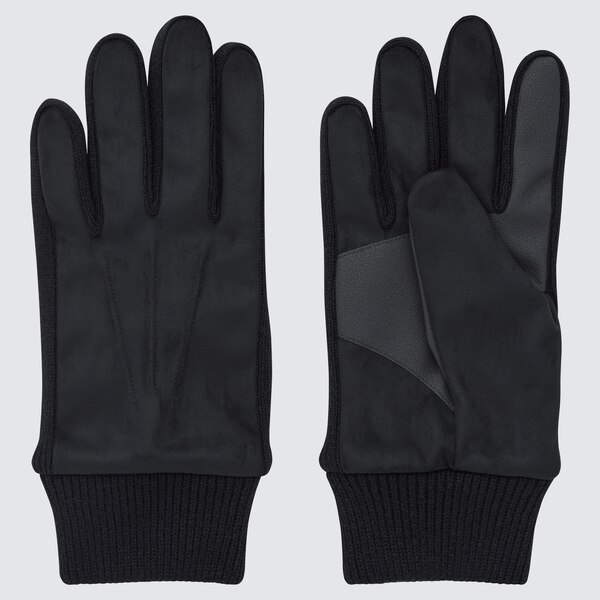 HEATTECH-Lined Faux Suede Gloves | UNIQLO US