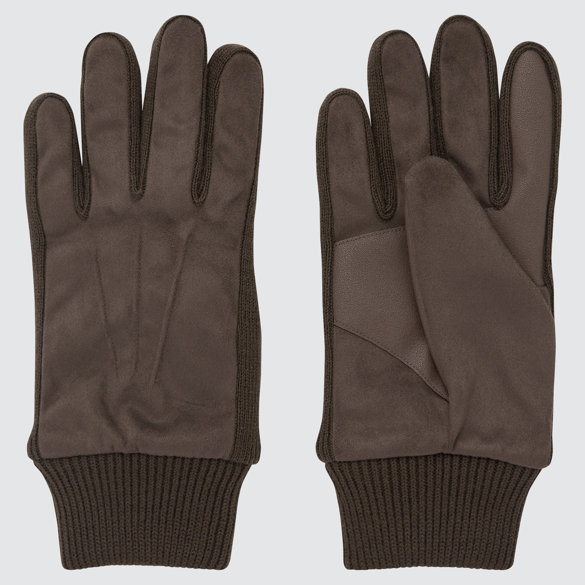 UNIQLO HEATTECH Lined Faux Suede Gloves | StyleHint