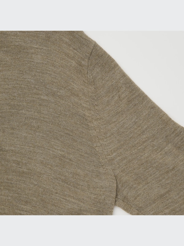 U Merino-Blend Long-Sleeve Long Cardigan