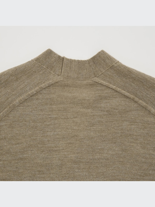 U Merino-Blend Long-Sleeve Long Cardigan