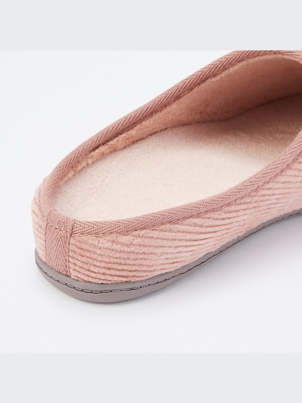 Corduroy Washable Rubber-Soled Slippers