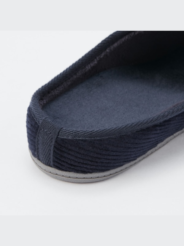 Corduroy Washable Rubber-Soled Slippers