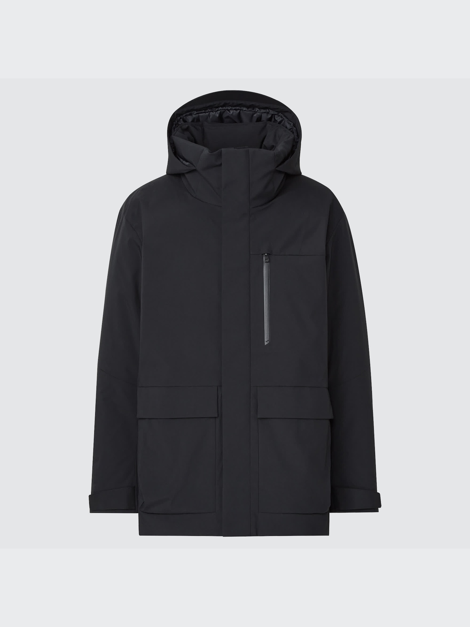 BRIEFING MEN’S HYBRID DOWN PARKA BLACK Men's Hybrid Down Parka | UNIQLO AU