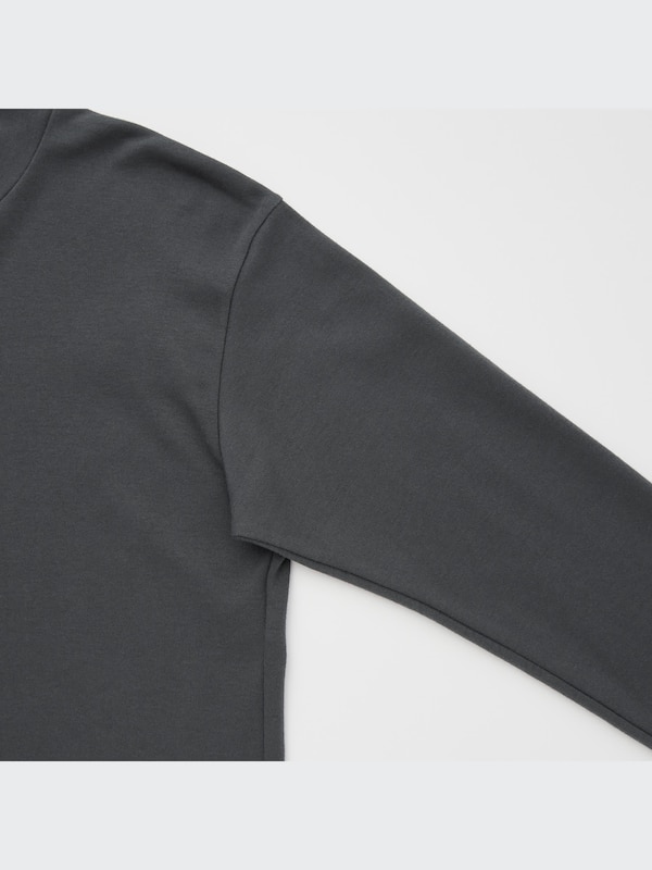Soft Touch Mock Neck Long-Sleeve T-Shirt