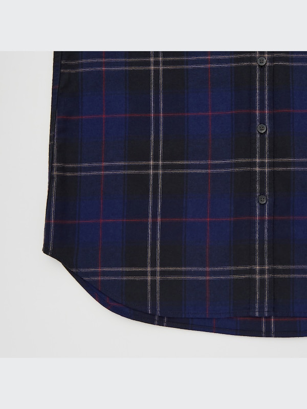 Flannel Plaid Long-Sleeve Shirt