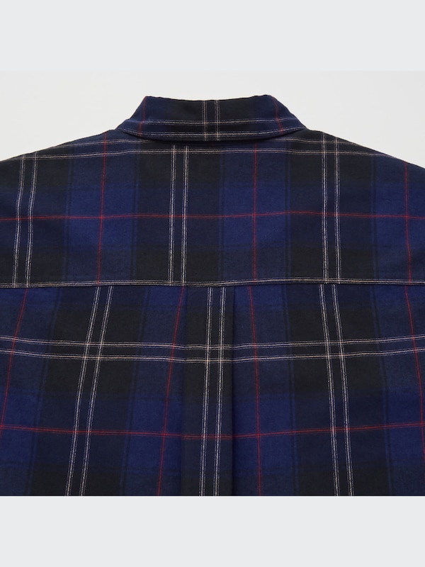 Flannel Plaid Long-Sleeve Shirt