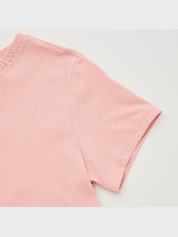 Mercerized Cotton Short-Sleeve Mini Dress