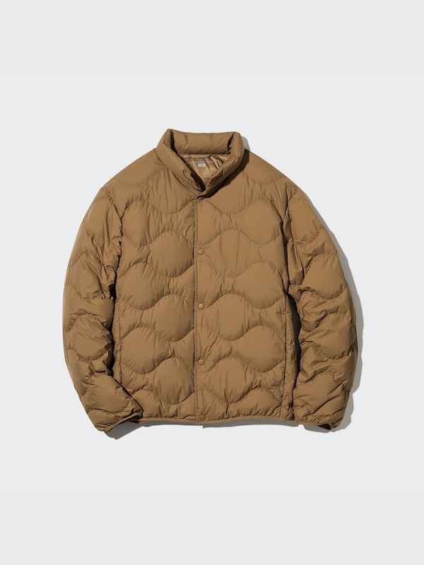 Ultra Light Down Wave-Quilted Jacket
