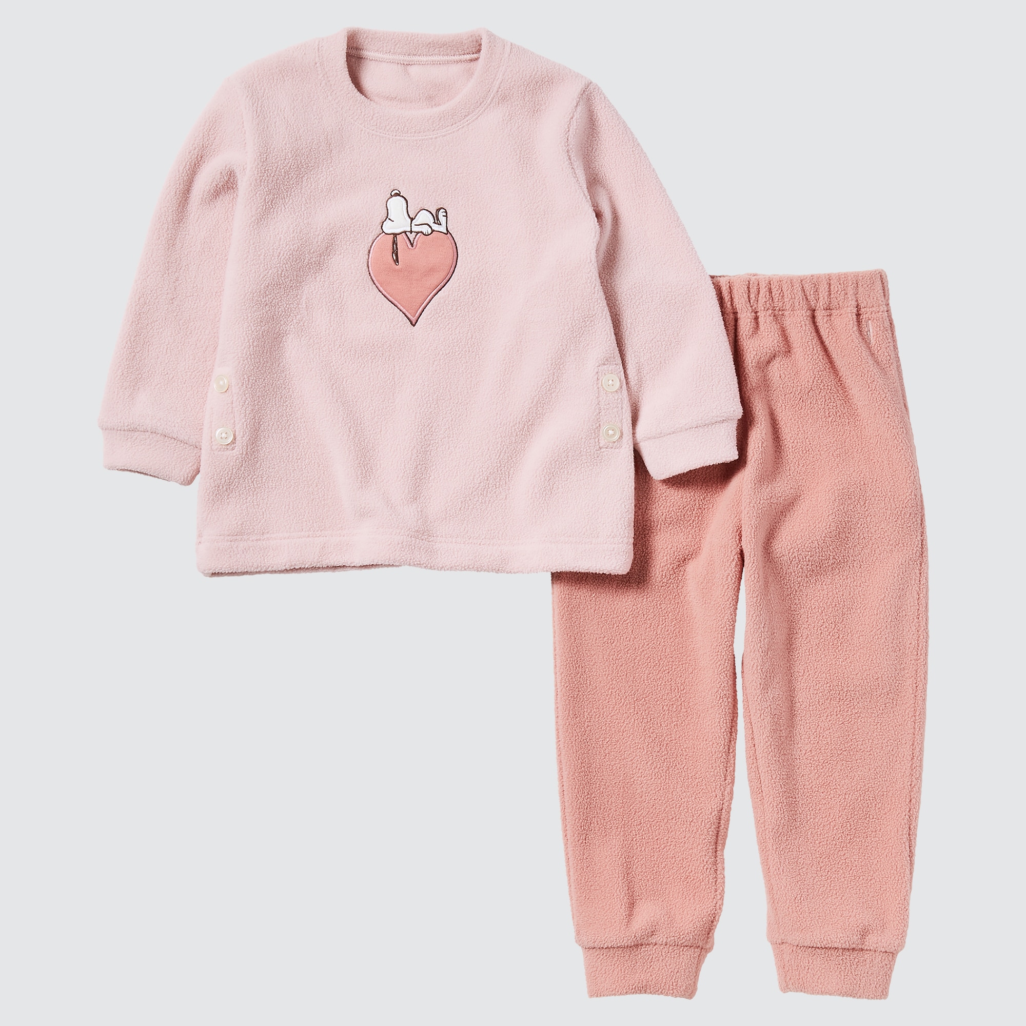 PEANUTS HOLIDAY STRETCH FLEECE PYJAMAS UNIQLO AU