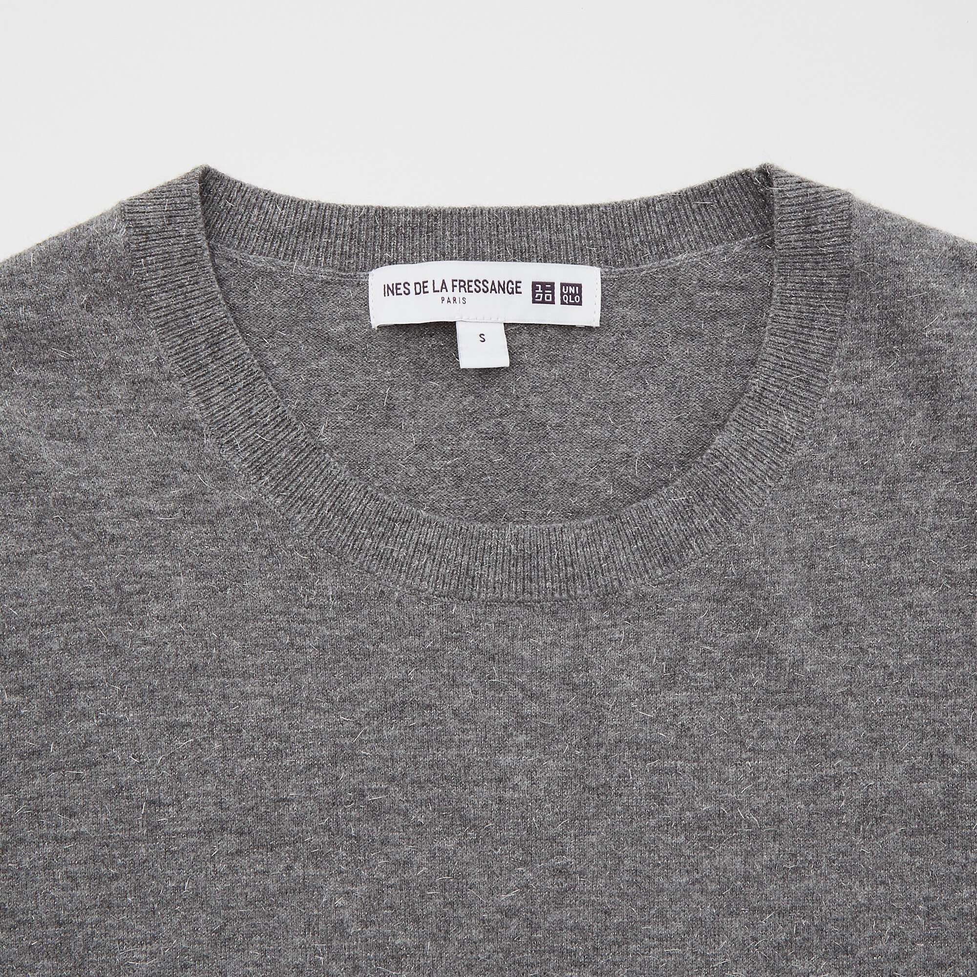 Glitter Crew Neck Short-Sleeve Sweater 