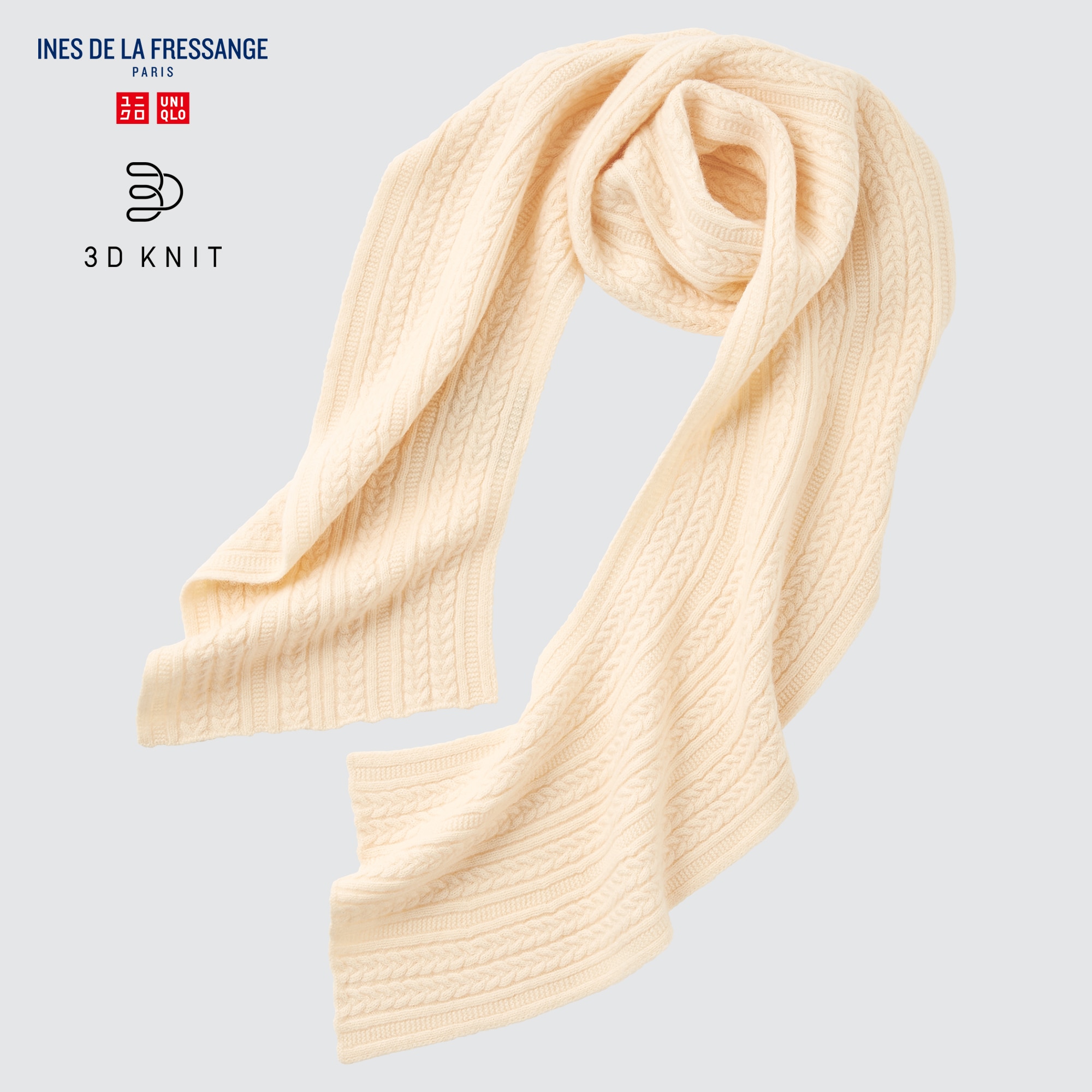 3D Knit Scarf (Ines de la Fressange)