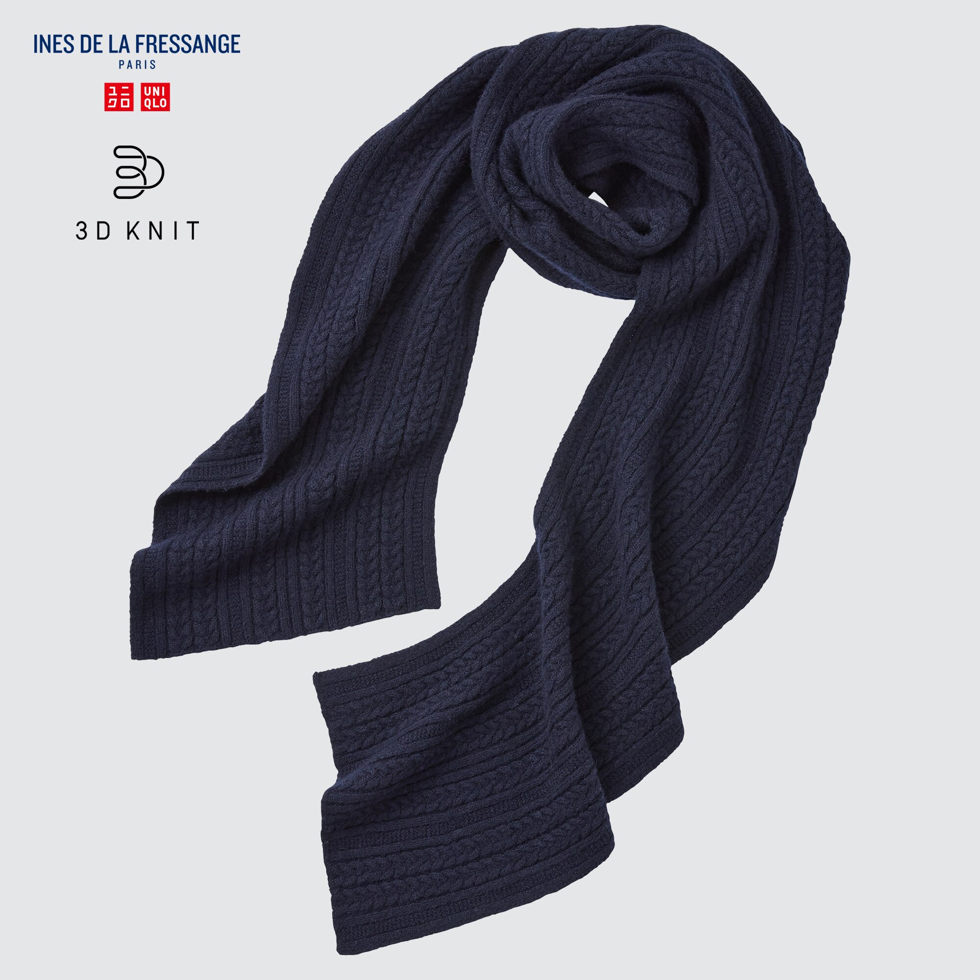 UNIQLO 3D Knit Scarf (Ines de la Fressange) | StyleHint