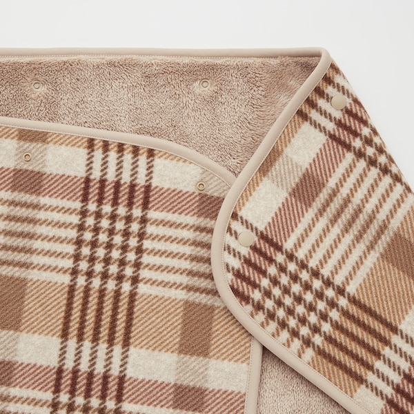 Fleece Reversible Blanket UNIQLO US