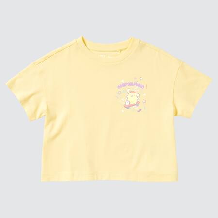Kinder Sanrio Characters UT Bedrucktes cropped T-Shirt