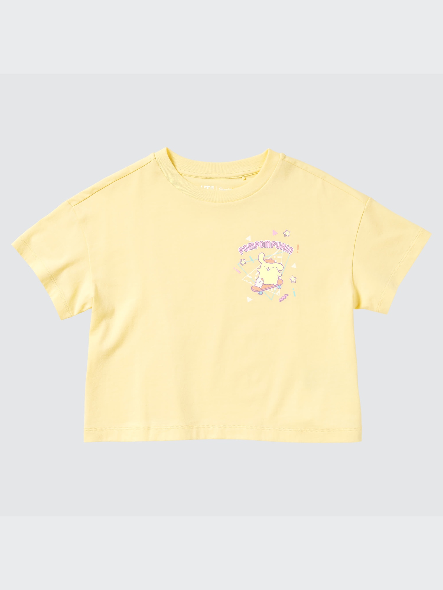 ★WAIKEI★ Pompompurin with star short sleeve t-shirt navy Y Pom Pom Purin quick drying T-shirt for Women M size Kawaii