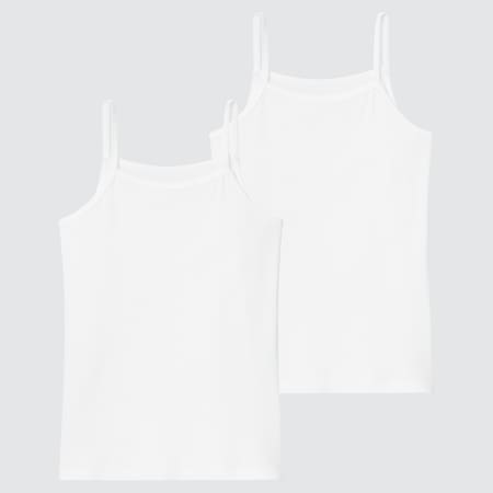 Kids Cotton Inner Camisole Top (Two Pack)