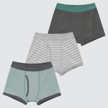 Boys Striped Boxers (Three Pack)