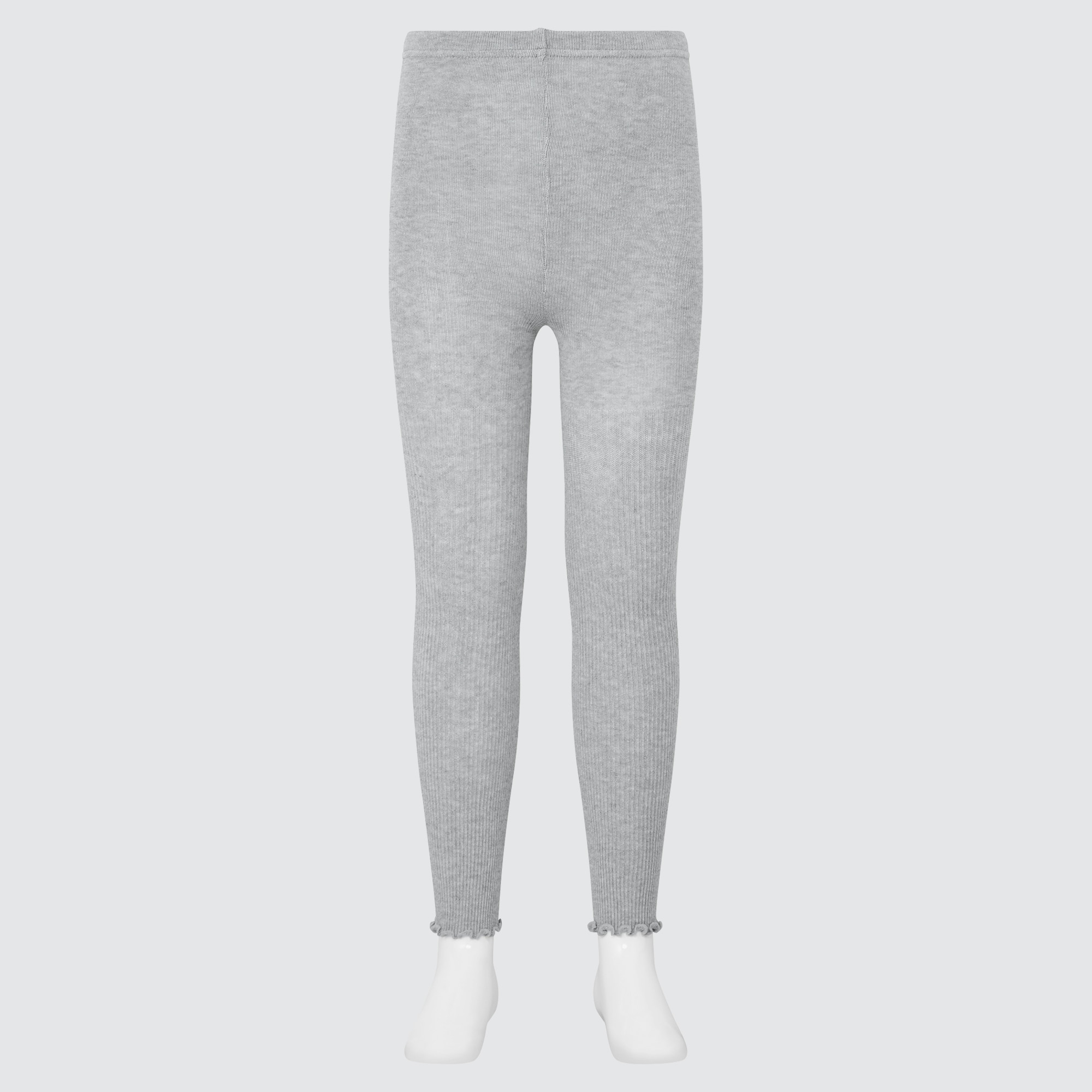 Girls Ribbed Ankle Length Leggings | UNIQLO