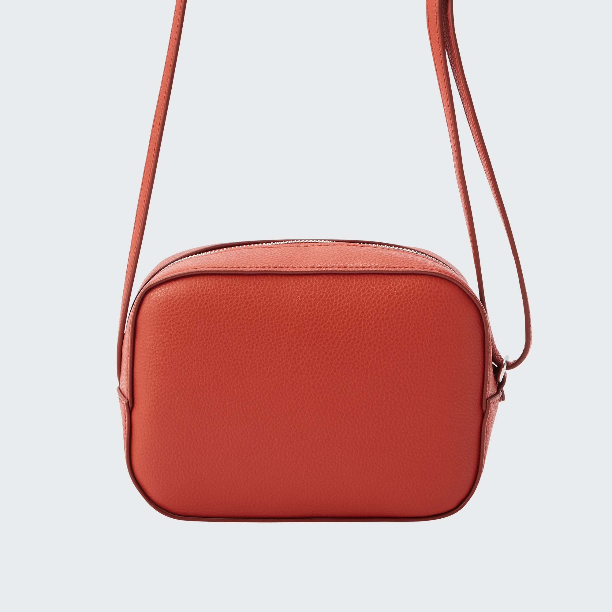 Faux-Leather Square Mini Shoulder Bag