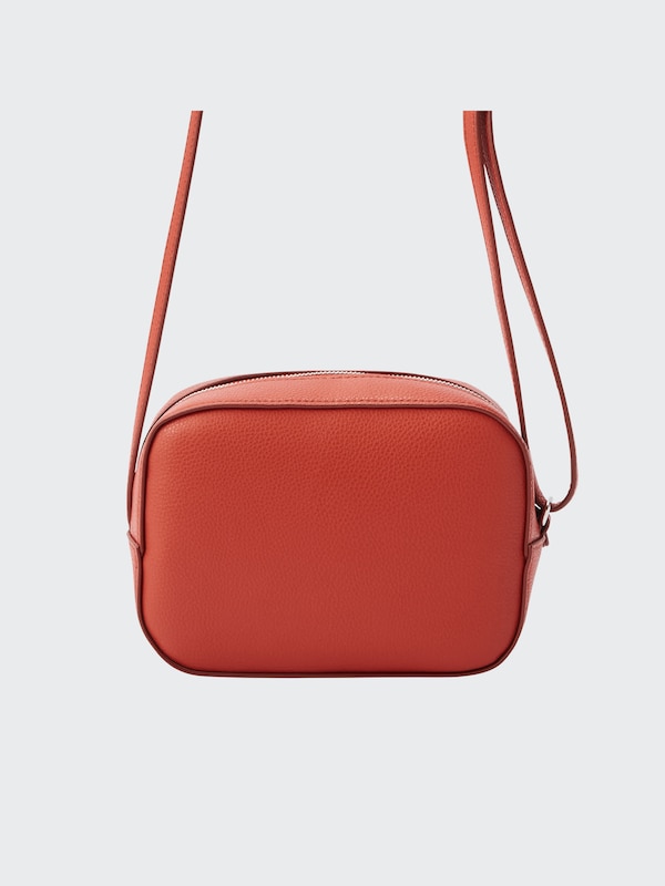 Faux-Leather Square Mini Shoulder Bag