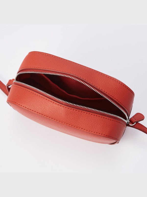 Faux-Leather Square Mini Shoulder Bag