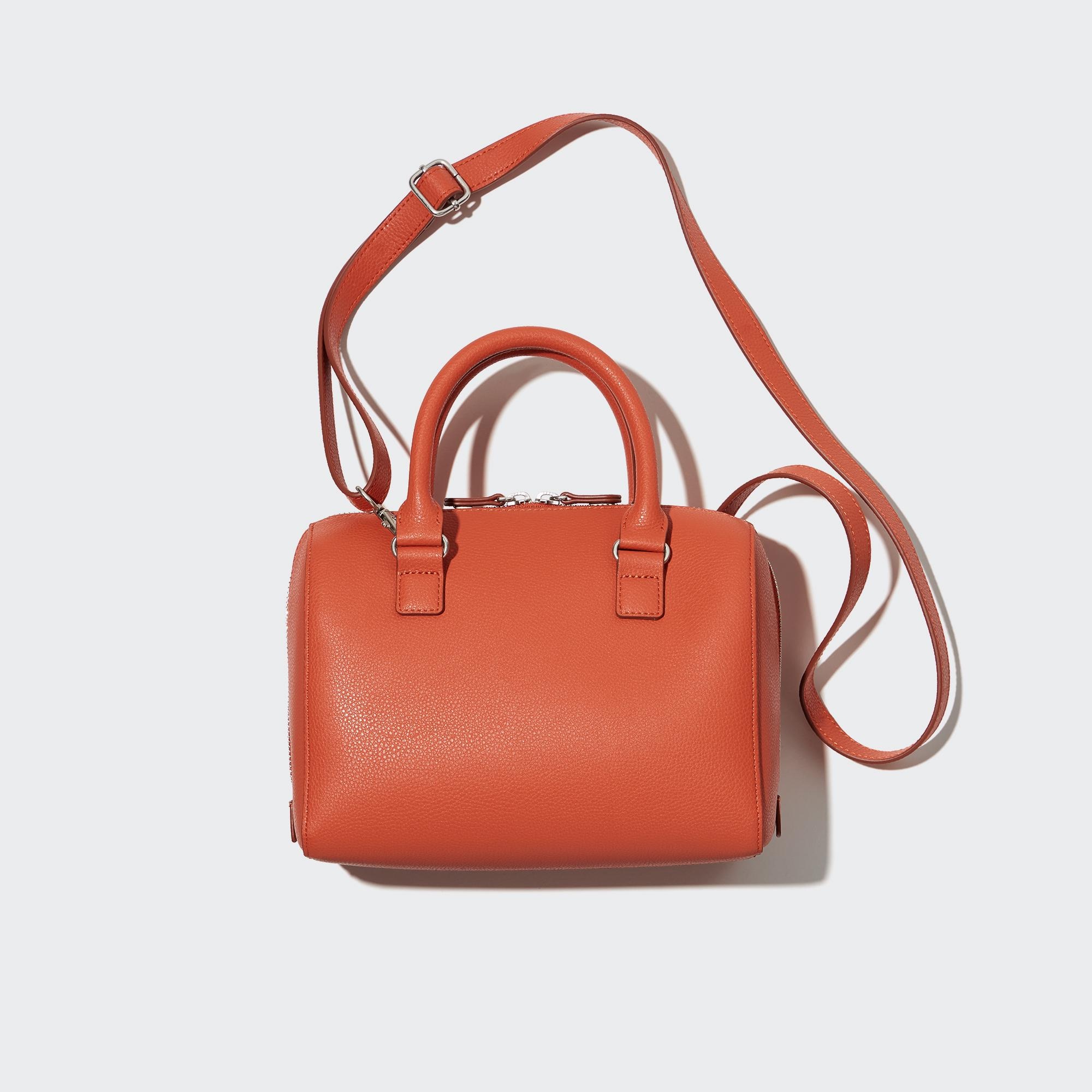 Faux Leather 2-Way Boston Bag | UNIQLO US