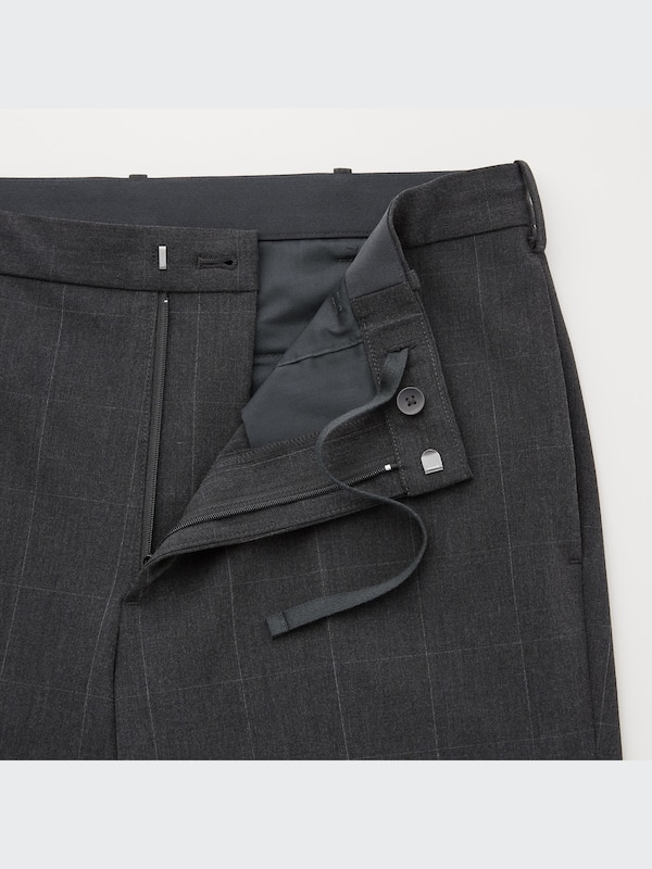 Smart 2-Way Stretch Solid Ankle Pants