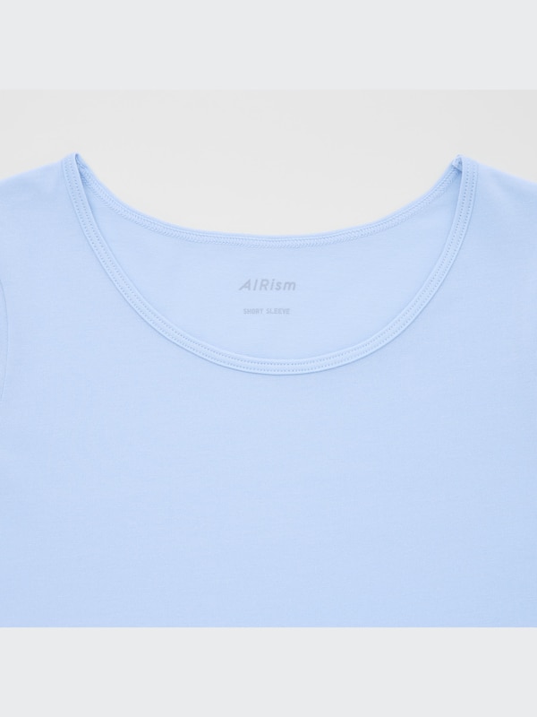 T-SHIRT SCOOP EN MÉLANGE DE COTON AIRISM ENFANT