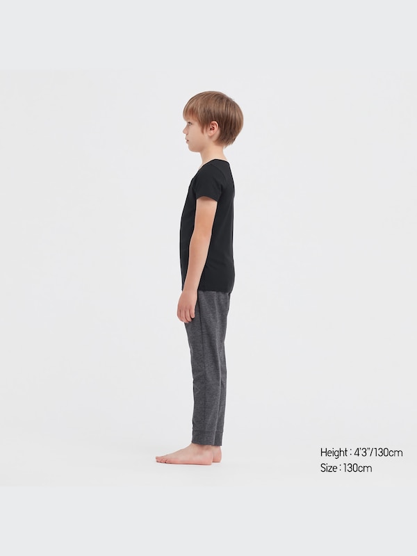 T-SHIRT SCOOP EN MÉLANGE DE COTON AIRISM ENFANT